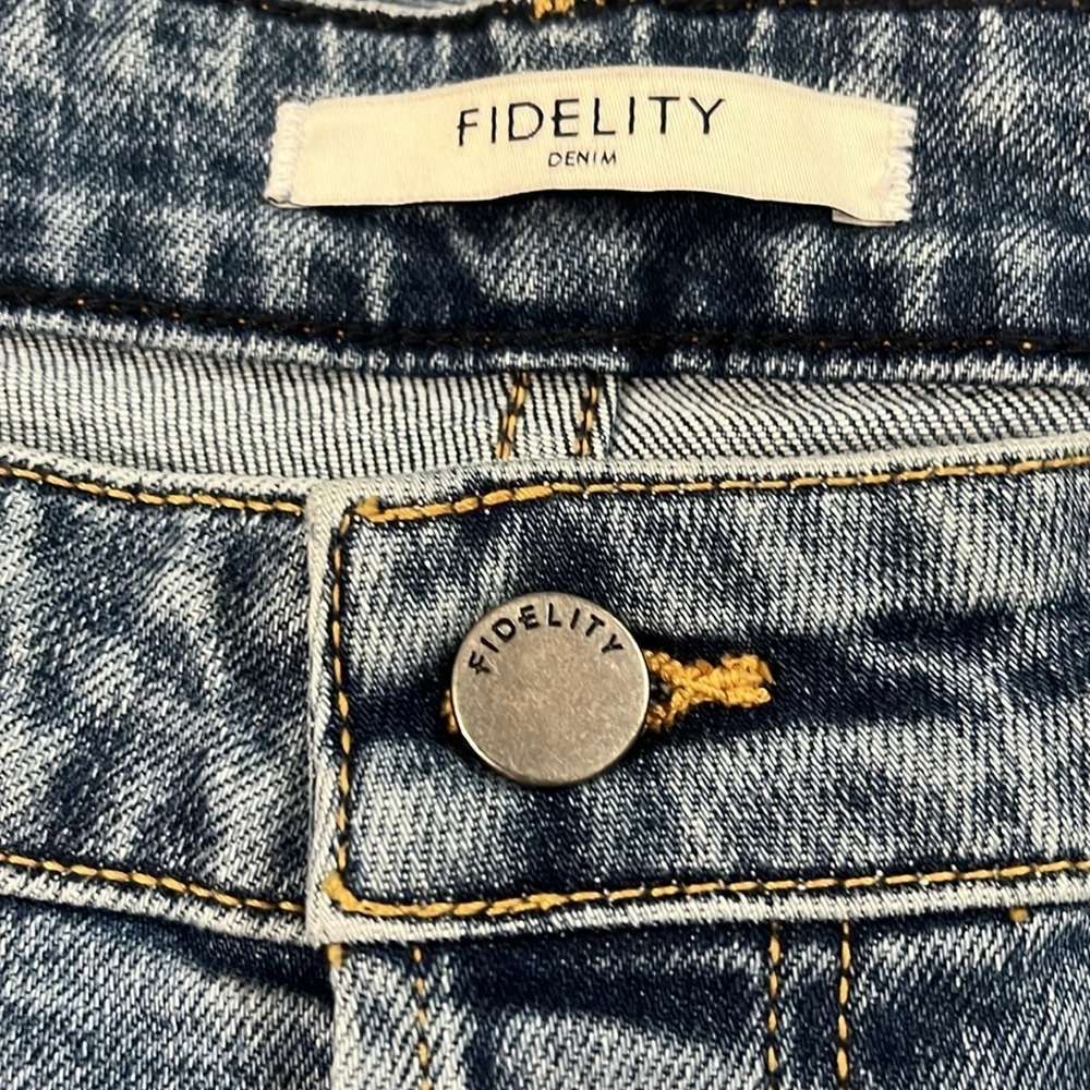 Fidelity Jimi Boyfriend Crop Jeans Size 26 NWT - Picture 5 of 12